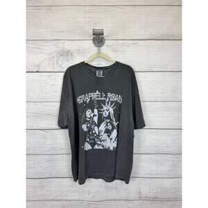 Comfort Colors Plus Size Gray Faded Washed Chappell Roan Graphic Tee Size 3XL